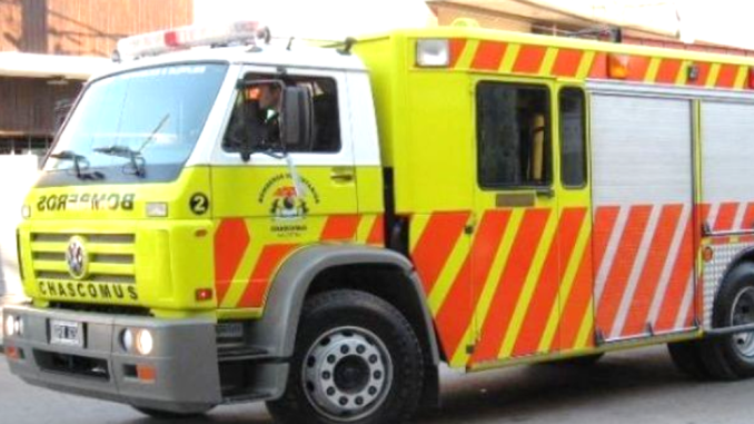 Actuaron los bomberos ante la prdida de gas de una cabina