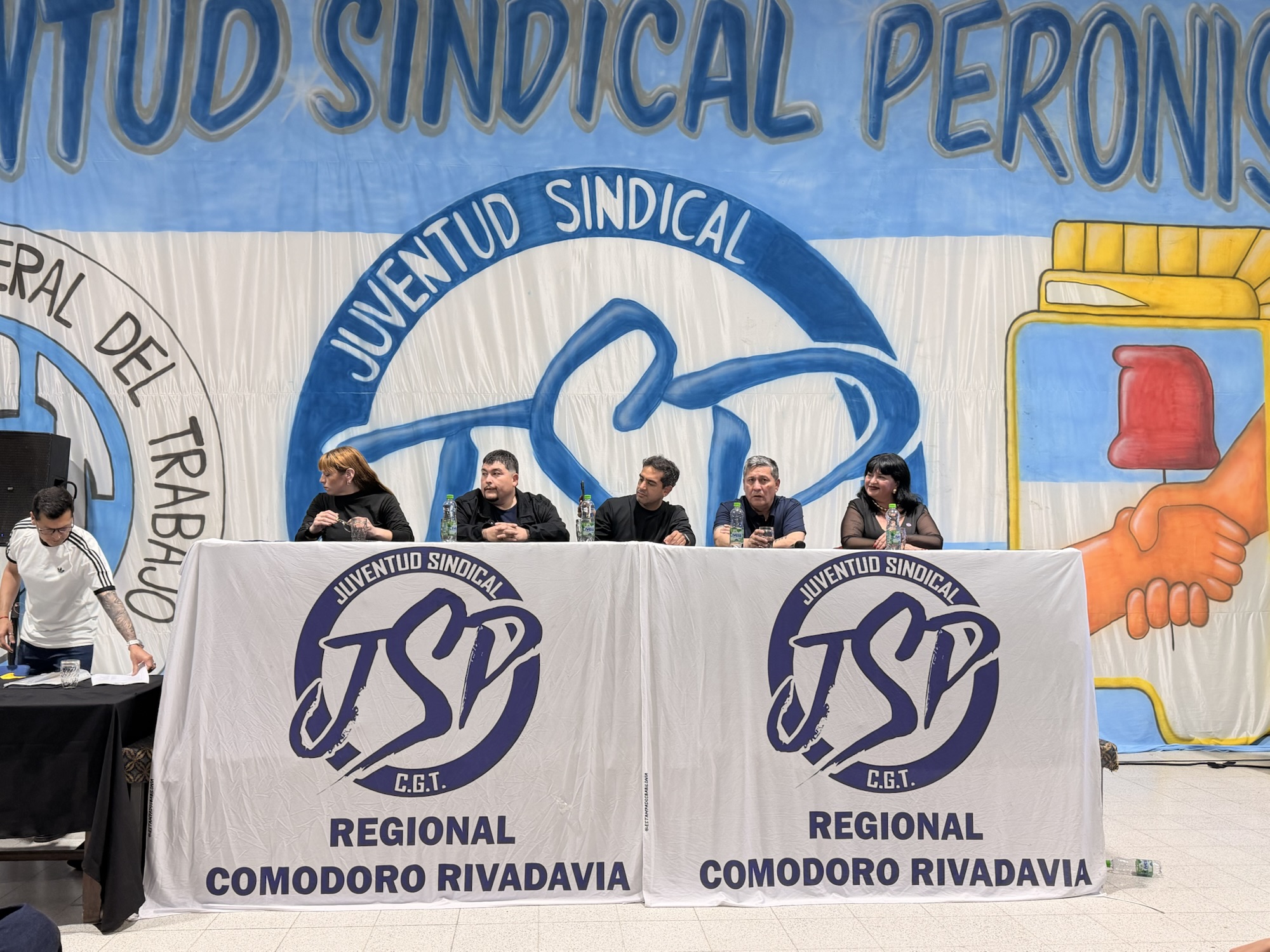 Camioneros: Axel Jaramillo y Julieta Nancul asumieron como autoridades de la Juventud Sindical Peronista de la CGT en Comodoro Rivadavia