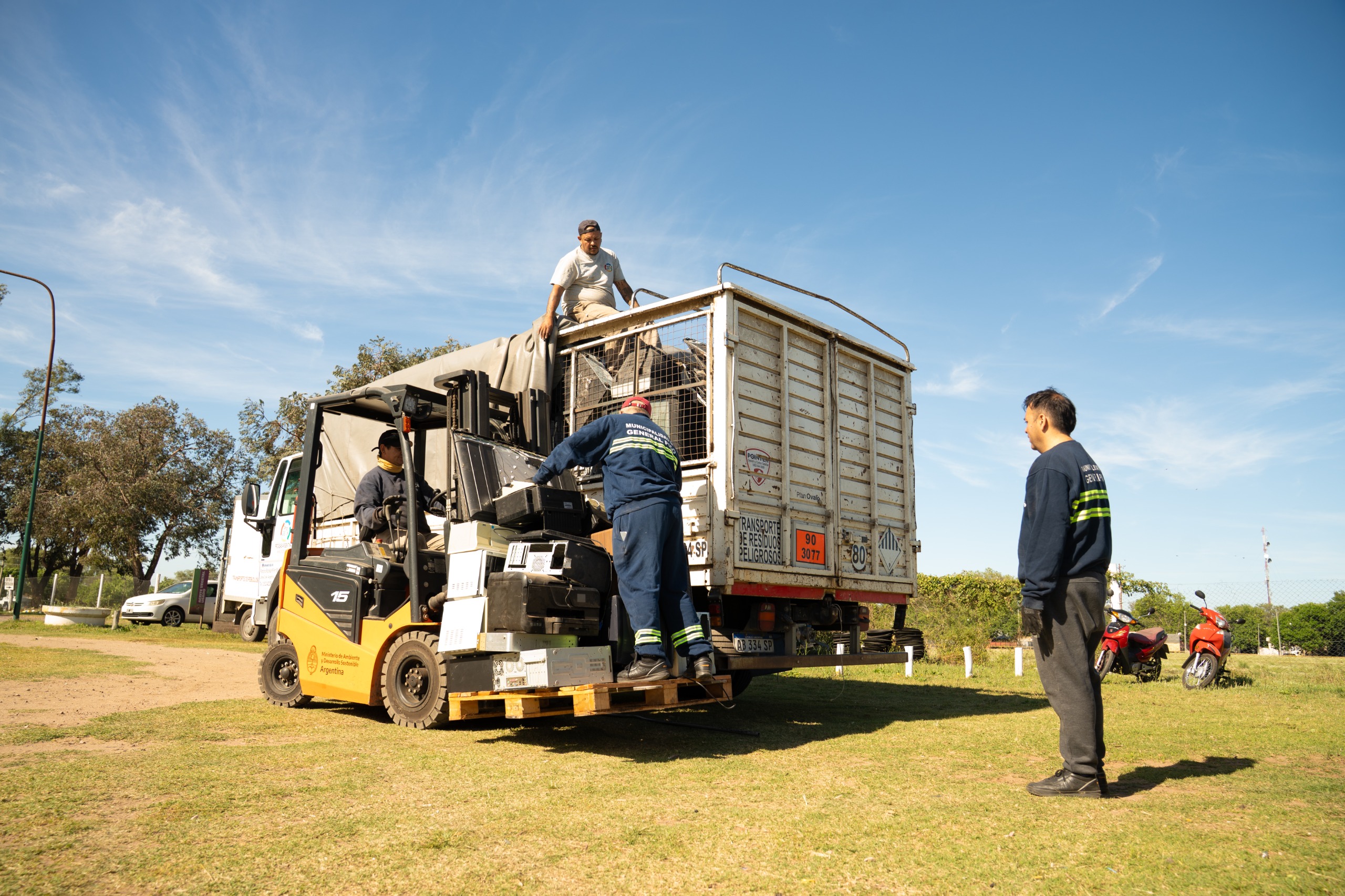 General Pico envi 11 toneladas de residuos electrnicos para su tratamiento en Crdoba