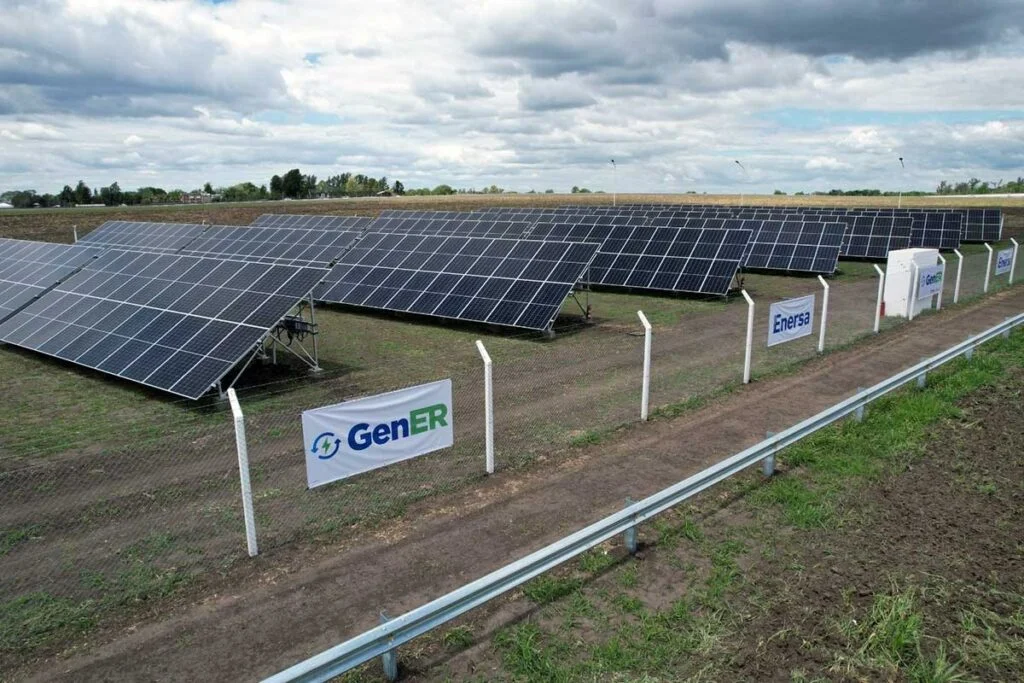 Enersa puso en marcha su segundo parque solar en Paran