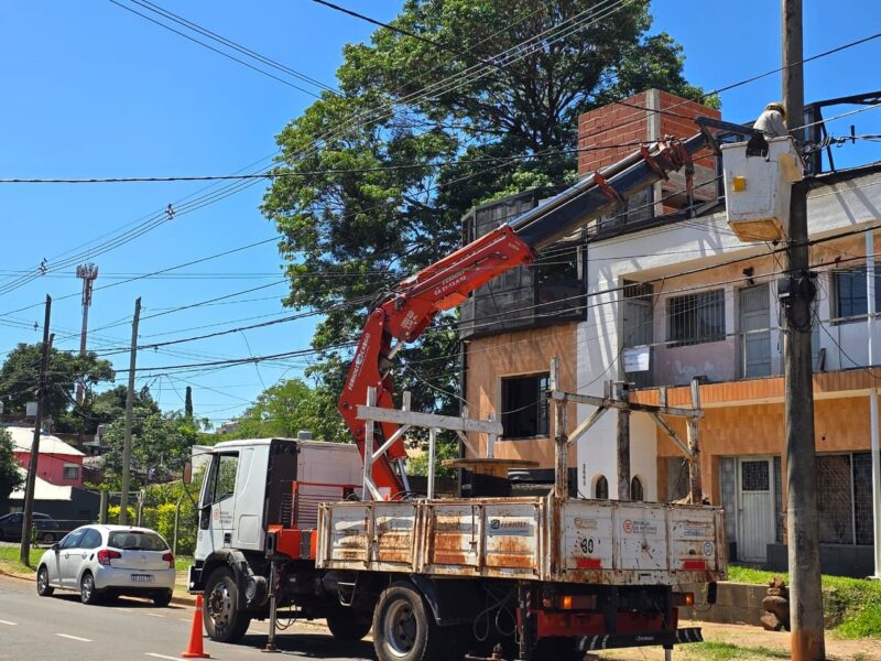 ENERGA: CONTINAN LOS TRABAJOS DE MEJORAMIENTO DE SERVICIO