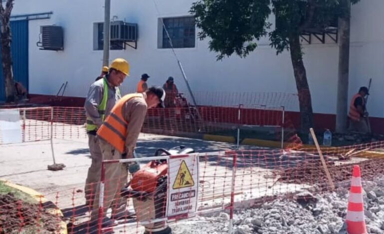 Avanza la obra para llevar gas natural a las escuelas de Devoto
