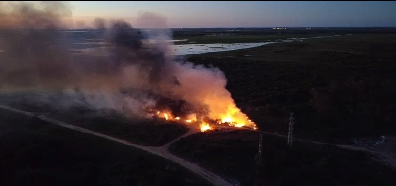 Preocupan los incendios en un basural en San Jos del Rincn