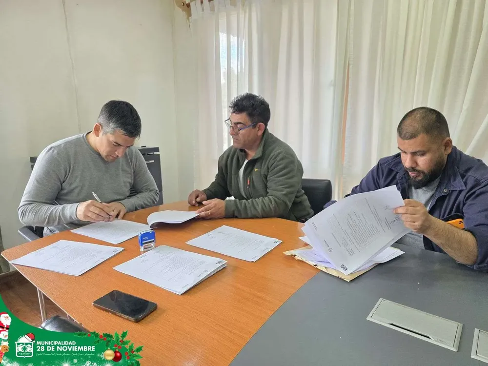 28 de Noviembre avanza en la ampliaci�n de la red de gas natural