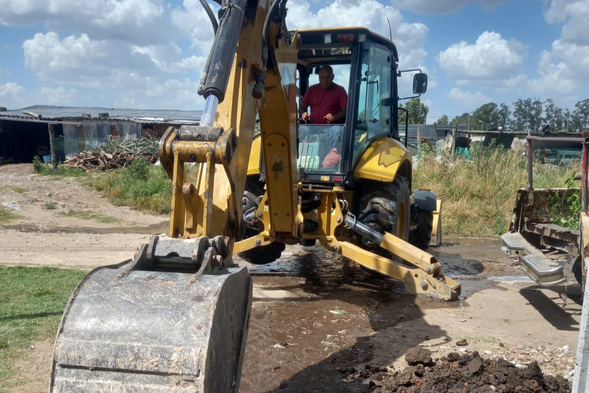 Intenso operativo de Obras Sanitarias para garantizar el servicio de agua y cloacas